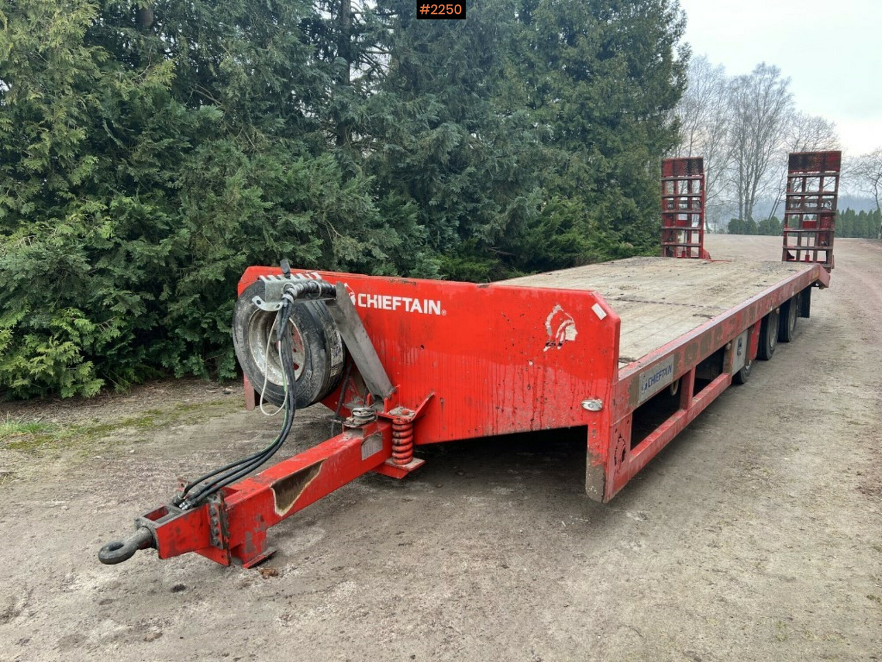 Machine trailer - Chieftain Trailers LTD - For tractor - 低装载拖车:图1 Machine trailer - Chieftain Trailers LTD - For tractor - 低装载拖车:图1