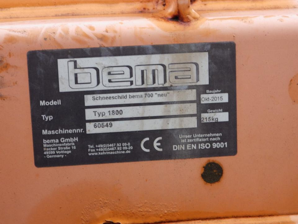 Schneeschild + Kehrmaschine für KRAMER 350 180 112 - 其他机械:图2 Schneeschild + Kehrmaschine für KRAMER 350 180 112 - 其他机械:图2