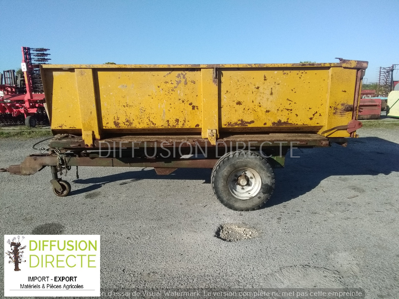 BENNE AGRICOLE 5T - 翻斗拖车:图1 BENNE AGRICOLE 5T - 翻斗拖车:图1