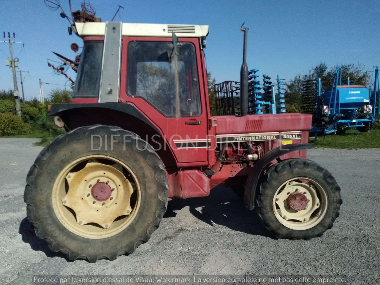 CASE IH TRACTEUR AGRICOLE 845 XL - 拖拉机:图2 CASE IH TRACTEUR AGRICOLE 845 XL - 拖拉机:图2
