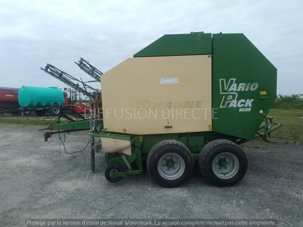 KRONE PRESSE A BALLES RONDES VARIO 1800 PACK - 圆形打包机:图2 KRONE PRESSE A BALLES RONDES VARIO 1800 PACK - 圆形打包机:图2