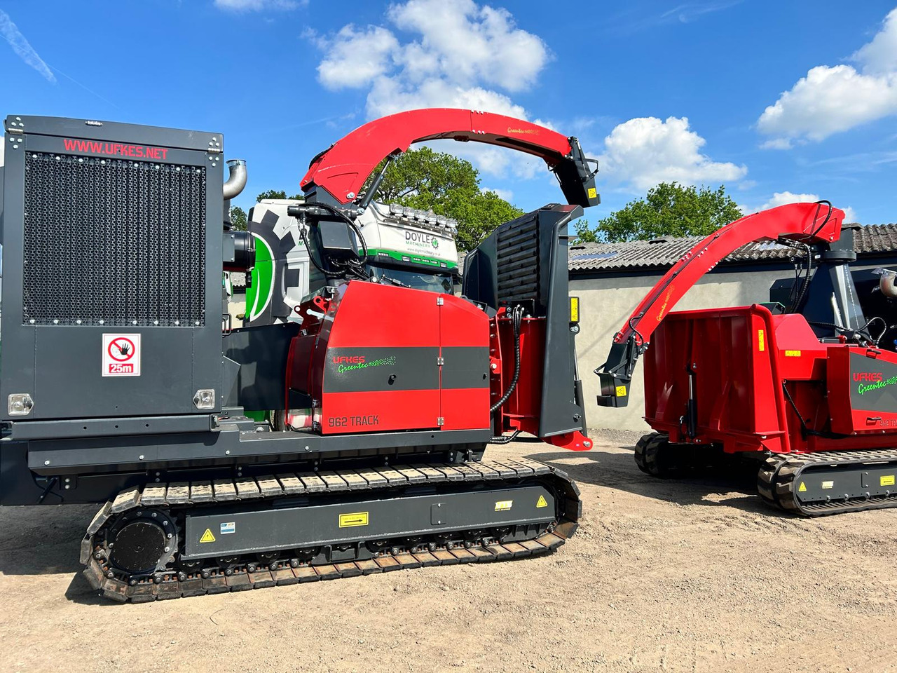 UFKES Greentec 962 Tracked Chipper - 碎木机:图2 UFKES Greentec 962 Tracked Chipper - 碎木机:图2