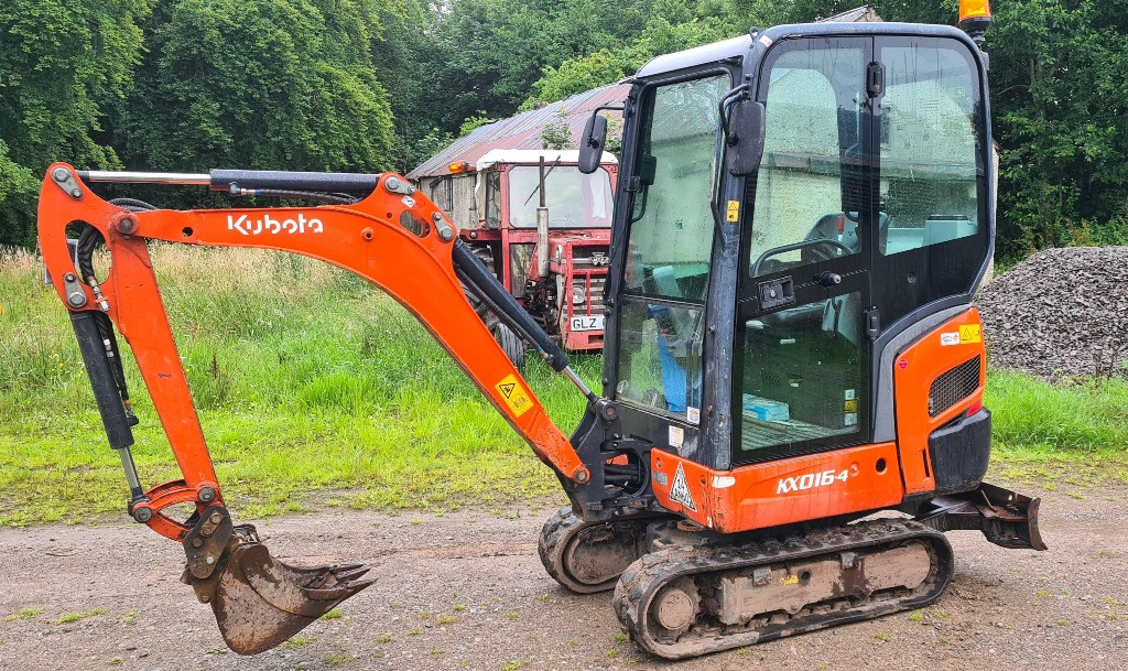 2016 Kubota KX016-4 Mini Digger, only 1550 hours - 小型挖掘机:图1 2016 Kubota KX016-4 Mini Digger, only 1550 hours - 小型挖掘机:图1