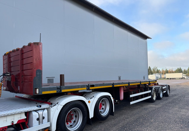 GT-Trailer 3-akselinen paripyörä B-linkki - 栏板式/ 平板半拖车:图1 GT-Trailer 3-akselinen paripyörä B-linkki - 栏板式/ 平板半拖车:图1