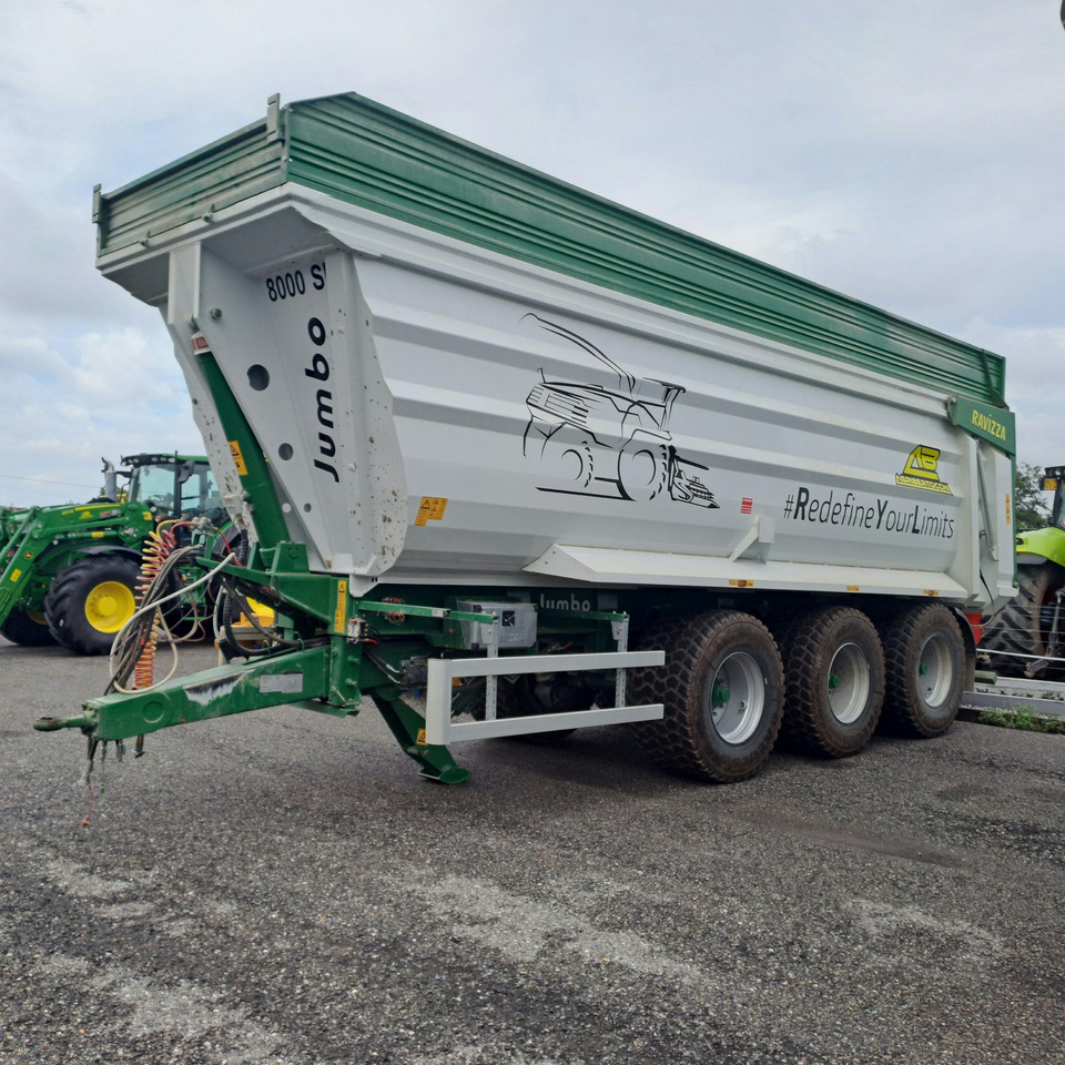 DUMPER RAVIZZA JUMBO 8000 ST - 翻斗拖车:图1 DUMPER RAVIZZA JUMBO 8000 ST - 翻斗拖车:图1