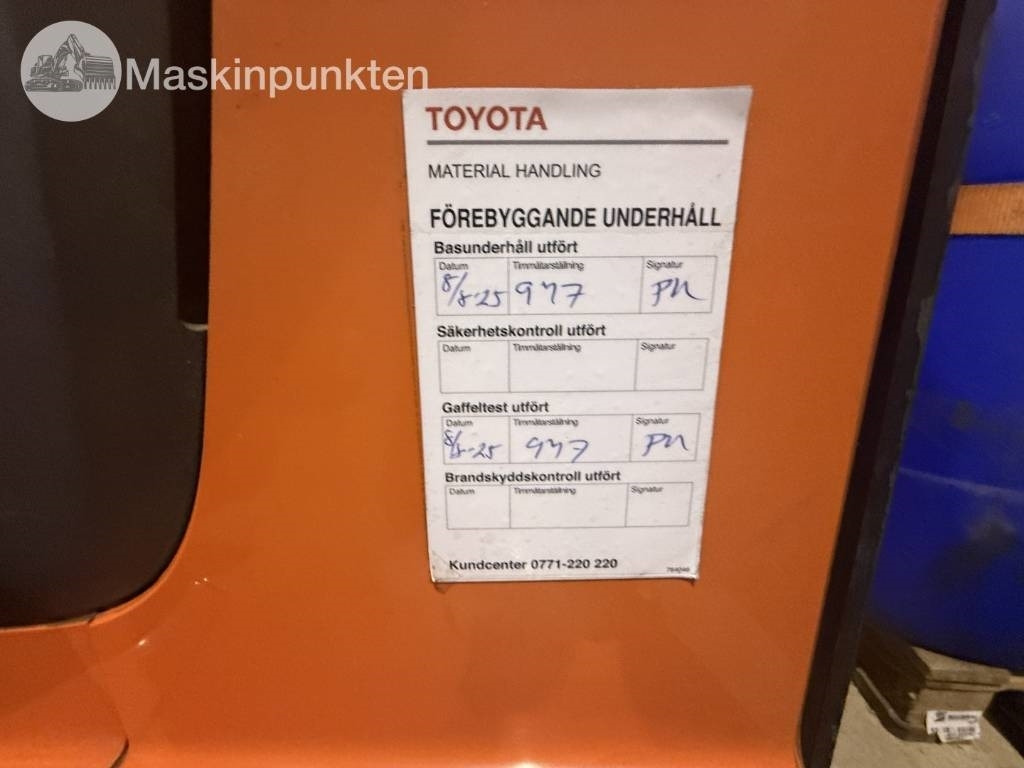 Toyota BT SWE 80 L - 电动叉车:图4 Toyota BT SWE 80 L - 电动叉车:图4