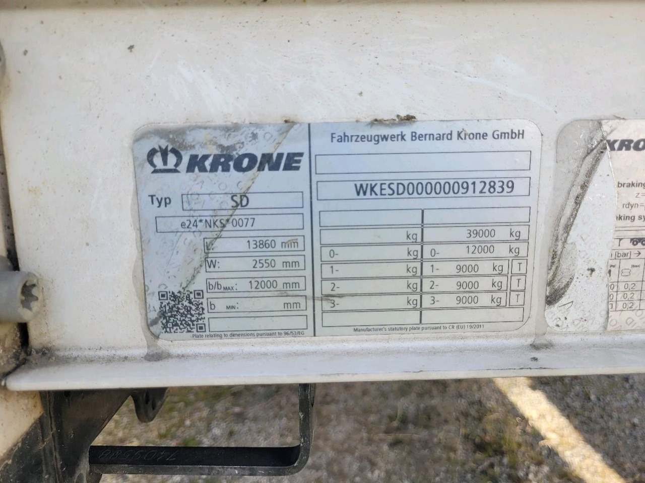 侧帘半拖车 KRONE SD：图19