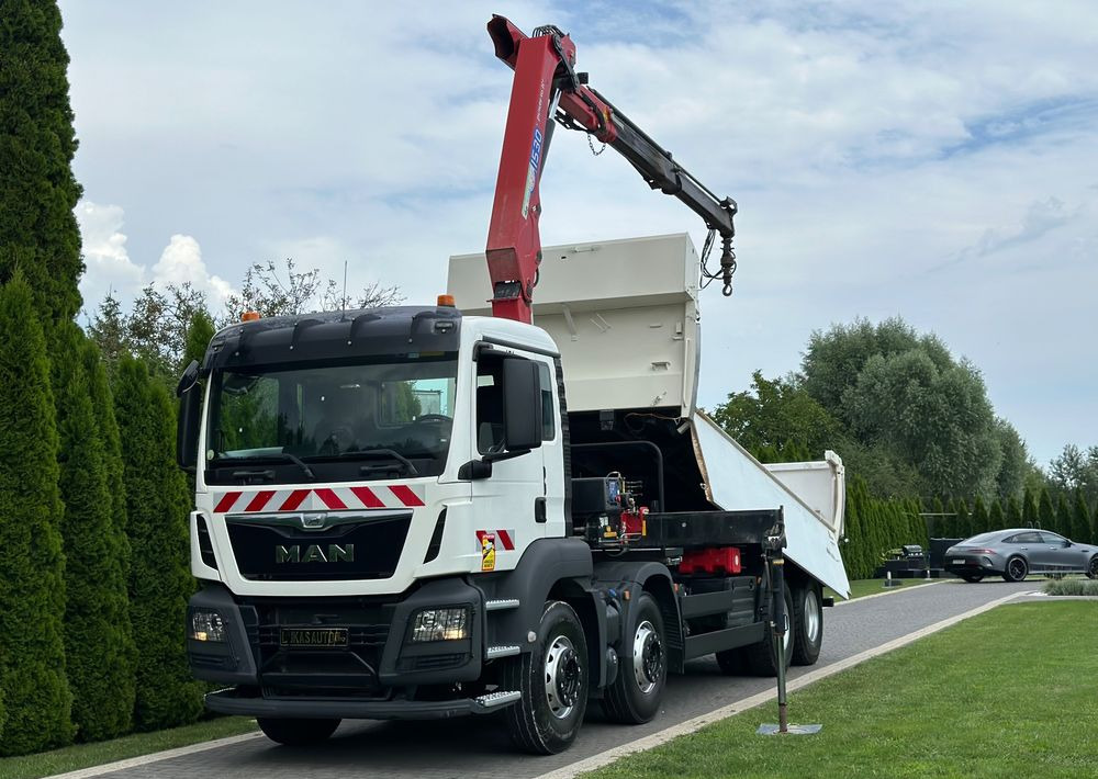 MAN TGS 440 / 8x4 / HMF 1530 / HYDROBURTA - 翻斗车:图1 MAN TGS 440 / 8x4 / HMF 1530 / HYDROBURTA - 翻斗车:图1