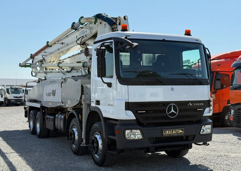 Mercedes-Benz ACTROS 4141 8X4 42 M GOTOWA DO PRACY - 混凝土泵车:图3 Mercedes-Benz ACTROS 4141 8X4 42 M GOTOWA DO PRACY - 混凝土泵车:图3