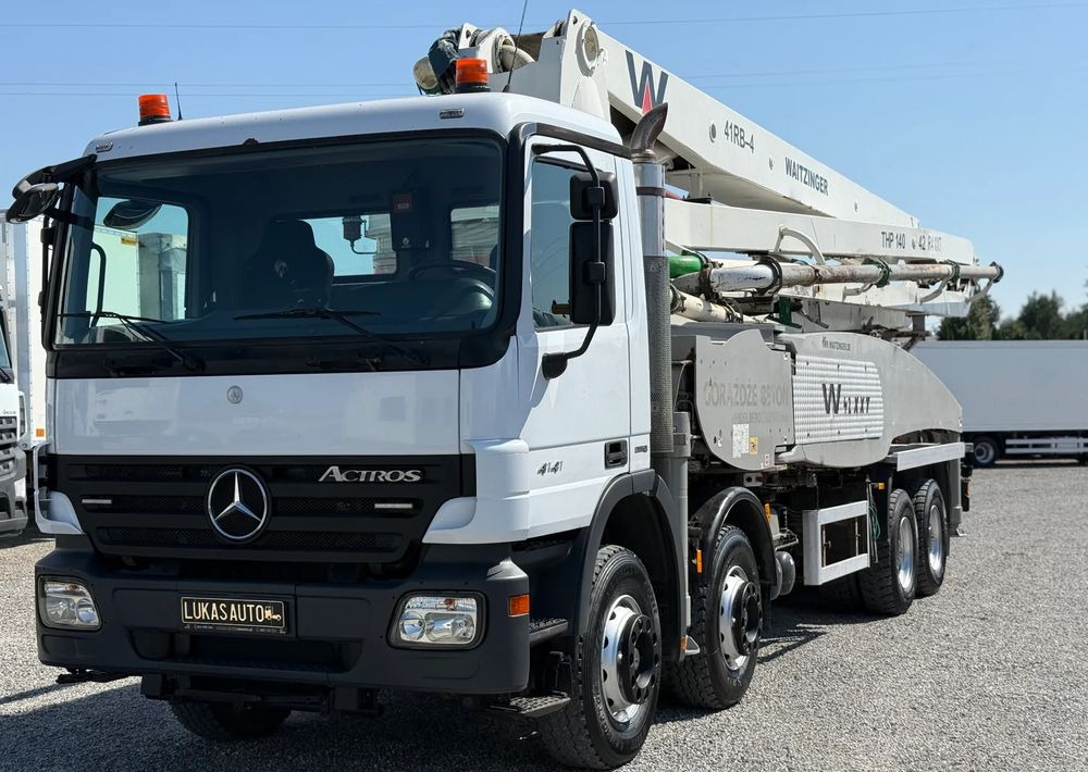 Mercedes-Benz ACTROS 4141 8X4 42 M GOTOWA DO PRACY - 混凝土泵车:图1 Mercedes-Benz ACTROS 4141 8X4 42 M GOTOWA DO PRACY - 混凝土泵车:图1