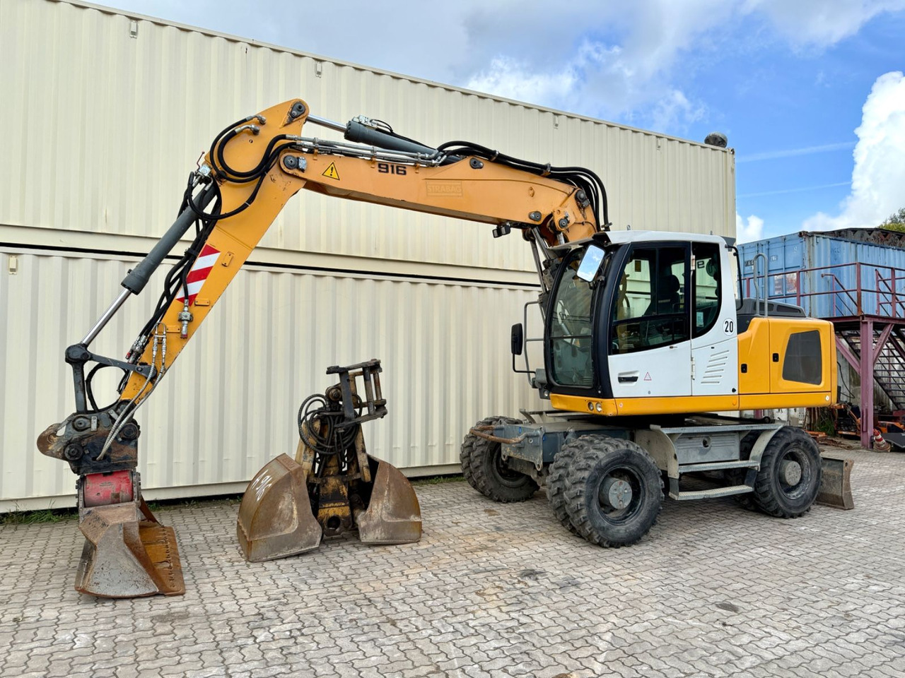 Liebherr A916 / Deutsche Maschine / Löffel + Greifer - 轮式挖掘机:图1 Liebherr A916 / Deutsche Maschine / Löffel + Greifer - 轮式挖掘机:图1