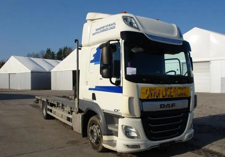 DAF CF 410 EURO 6 Laweta - Platforma super stan - 栏板式/ 平板卡车:图4 DAF CF 410 EURO 6 Laweta - Platforma super stan - 栏板式/ 平板卡车:图4