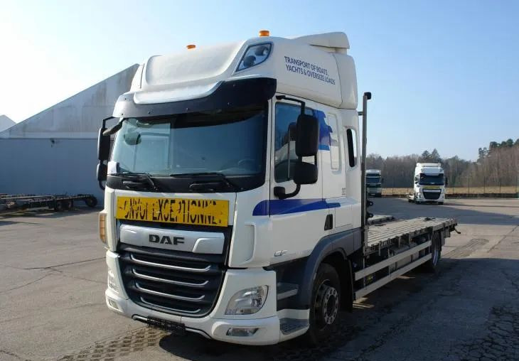 DAF CF 410 EURO 6 Laweta - Platforma super stan - 栏板式/ 平板卡车:图2 DAF CF 410 EURO 6 Laweta - Platforma super stan - 栏板式/ 平板卡车:图2