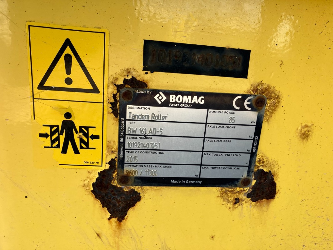BOMAG DE BW 161 AD-5  Stage IIIb/Tier 4i - 压路机:图2 BOMAG DE BW 161 AD-5  Stage IIIb/Tier 4i - 压路机:图2