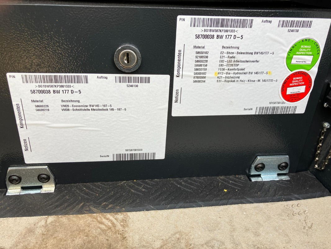 BOMAG DE BW 177 D-5 Stage V/Tier 4f - 碾压机:图3 BOMAG DE BW 177 D-5 Stage V/Tier 4f - 碾压机:图3