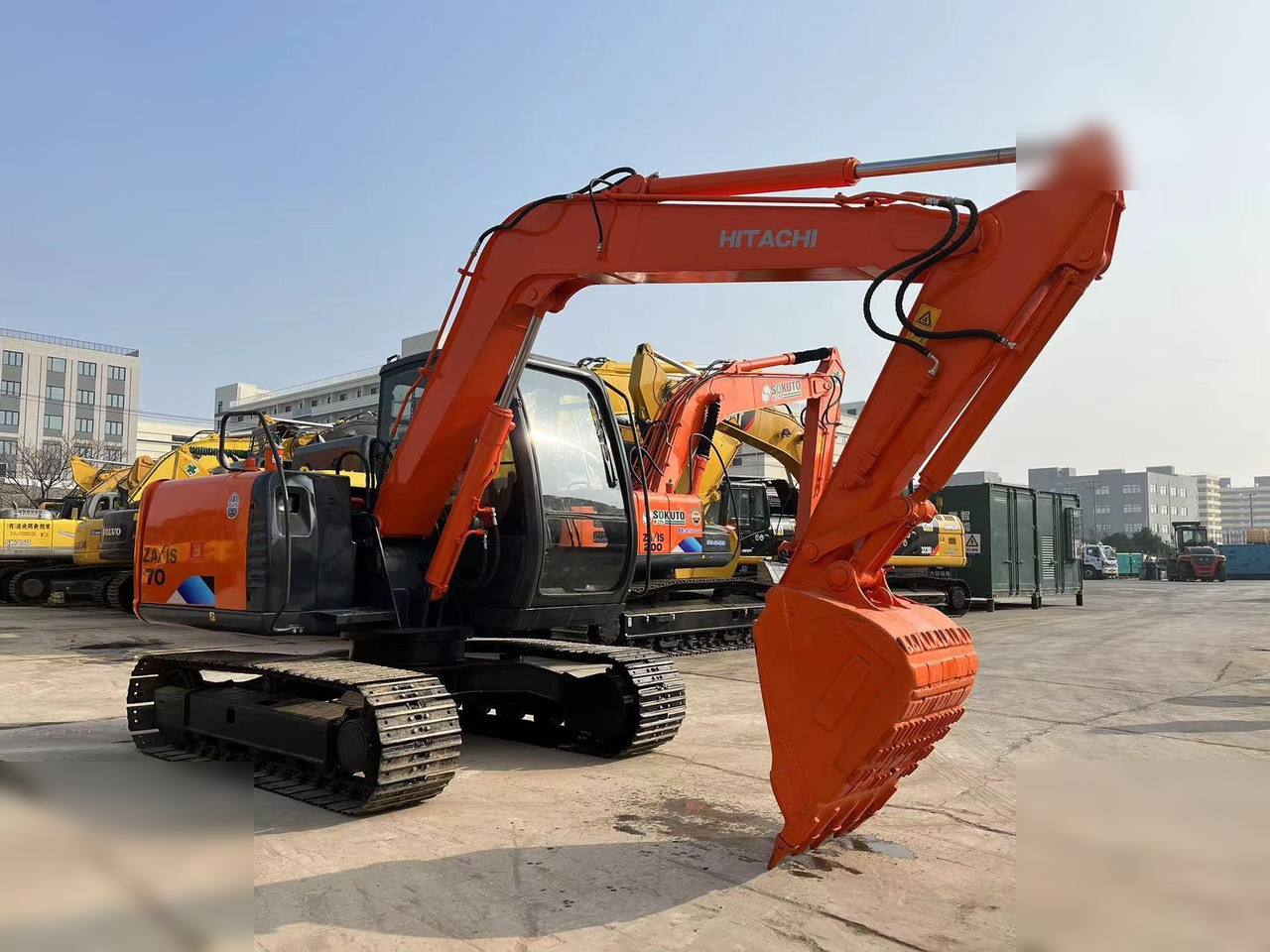HITACHI ZX70 - 履带式挖掘机:图5 HITACHI ZX70 - 履带式挖掘机:图5