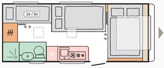 Adria Adora 573 PT* Fb-Temp.*Alde-Warmwasser-Hz. - 旅行拖车:图4 Adria Adora 573 PT* Fb-Temp.*Alde-Warmwasser-Hz. - 旅行拖车:图4