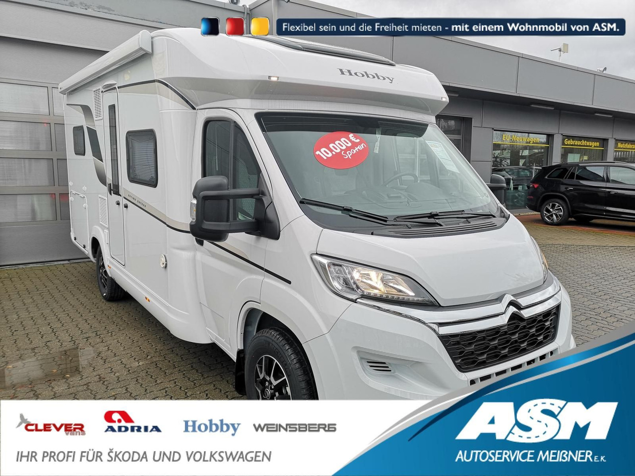 Hobby Optima T65 HFL ONTOUR *165PS*MARKISE*SOFORT* - 半集成房车:图1 Hobby Optima T65 HFL ONTOUR *165PS*MARKISE*SOFORT* - 半集成房车:图1