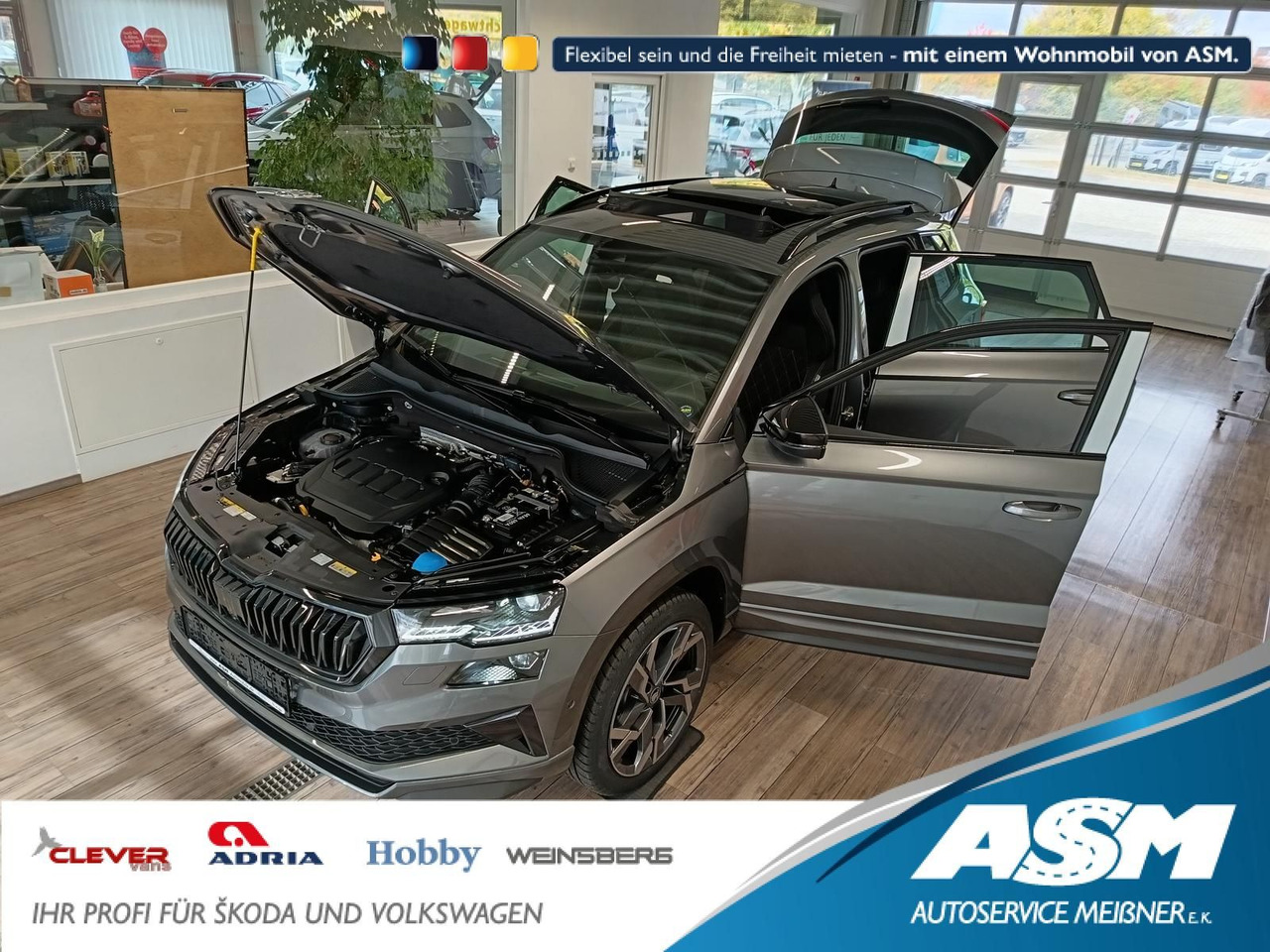 Skoda Karoq Sportline 2,0 TDI 4x4*AHK*PSD*STD.HZG*DCC* - 越野车:图1 Skoda Karoq Sportline 2,0 TDI 4x4*AHK*PSD*STD.HZG*DCC* - 越野车:图1