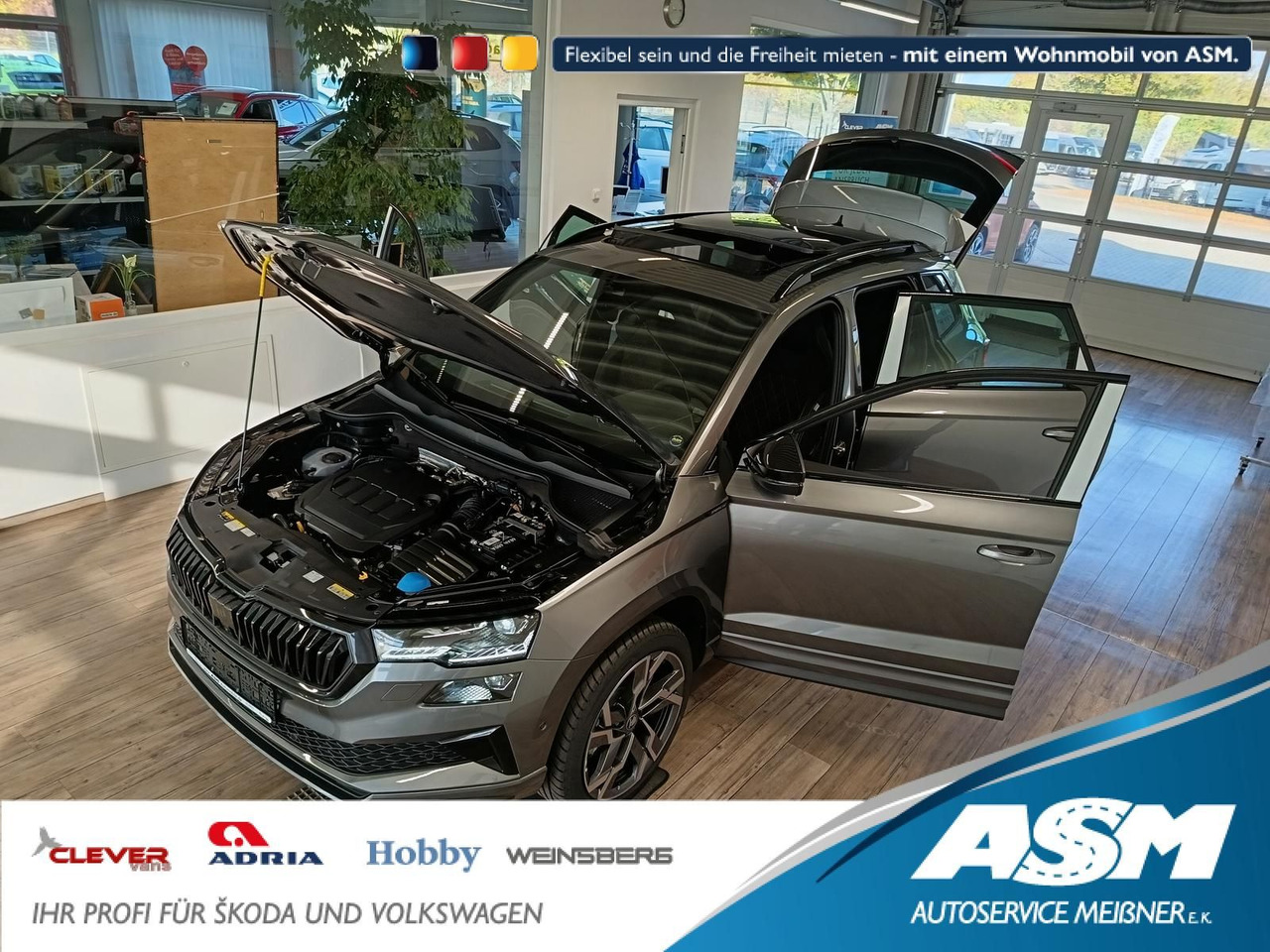 Skoda Karoq Sportline 2,0 TDI DSG 4x4*AHK*PSD*STD.HZG* - 越野车:图1 Skoda Karoq Sportline 2,0 TDI DSG 4x4*AHK*PSD*STD.HZG* - 越野车:图1