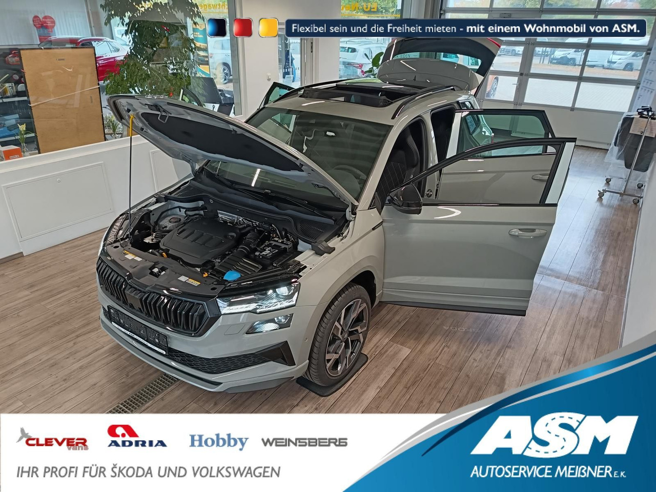 Skoda Karoq Sportline 2,0 TDI DSG 4x4*AHK*PSD*STD.HZG* - 越野车:图1 Skoda Karoq Sportline 2,0 TDI DSG 4x4*AHK*PSD*STD.HZG* - 越野车:图1