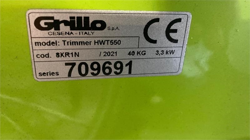 Grillo HWT 550  - 园林割草机:图4 Grillo HWT 550  - 园林割草机:图4