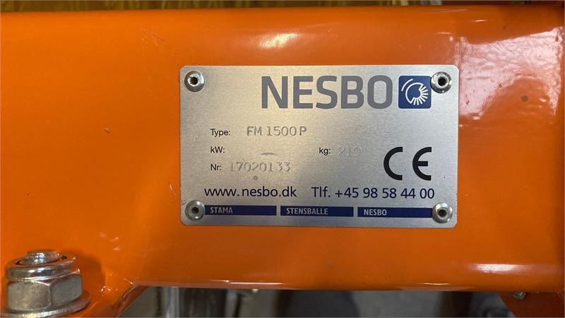Nesbo FM 1500 P 1000H PTO - A-ramme kat. 1SS - 扫地机:图4 Nesbo FM 1500 P 1000H PTO - A-ramme kat. 1SS - 扫地机:图4