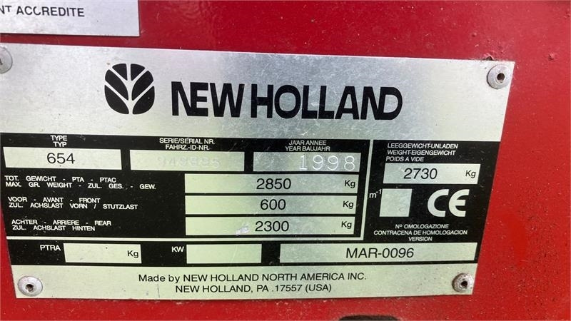 New Holland 654 RUNDBALLEPRESSER Cropcutter - 圆形打包机:图5 New Holland 654 RUNDBALLEPRESSER Cropcutter - 圆形打包机:图5