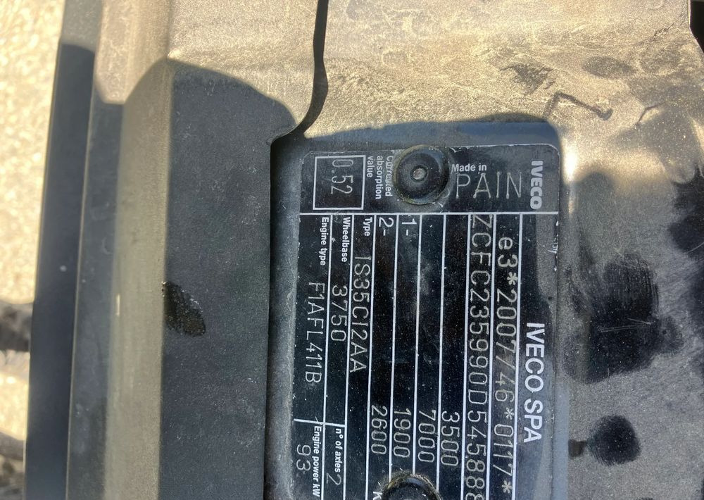 Iveco DAILY 35C13 ramo do zabudowy kiper wywrotka - 驾驶室底盘卡车:图5 Iveco DAILY 35C13 ramo do zabudowy kiper wywrotka - 驾驶室底盘卡车:图5