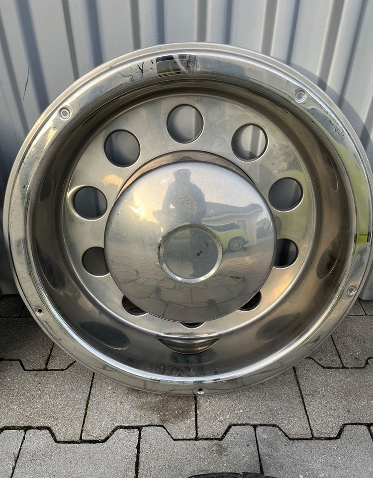 Kołpaki TIR MAN DAF Scania Volvo 22.5” komplet - 车身和外部 适用于 卡车:图3 Kołpaki TIR MAN DAF Scania Volvo 22.5” komplet - 车身和外部 适用于 卡车:图3