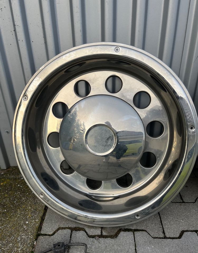 Kołpaki TIR MAN DAF Scania Volvo 22.5” komplet - 车身和外部 适用于 卡车:图2 Kołpaki TIR MAN DAF Scania Volvo 22.5” komplet - 车身和外部 适用于 卡车:图2