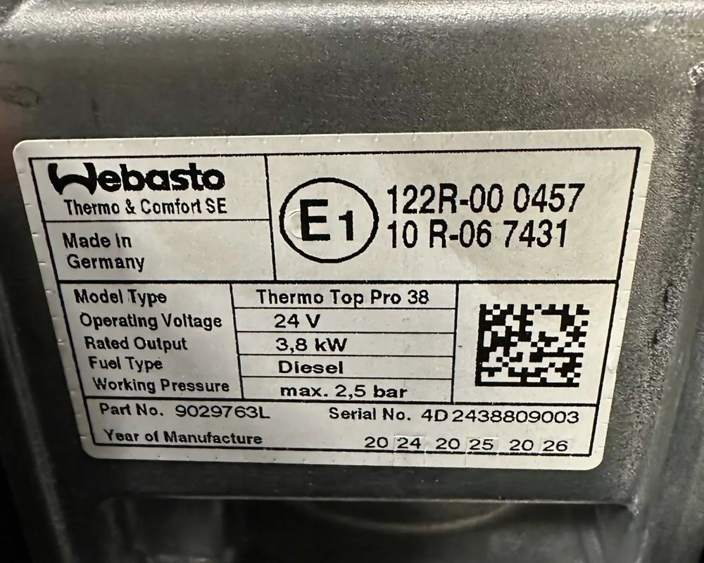 SCANIA R S OGRZEWANIE POSTOJOWE WEBASTO 3114280 NOWE - 暖通系统 适用于 卡车:图3 SCANIA R S OGRZEWANIE POSTOJOWE WEBASTO 3114280 NOWE - 暖通系统 适用于 卡车:图3