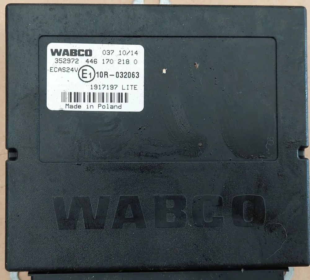 WABCO KOMPUTER STEROWNIK - ECU 适用于 卡车:图1 WABCO KOMPUTER STEROWNIK - ECU 适用于 卡车:图1
