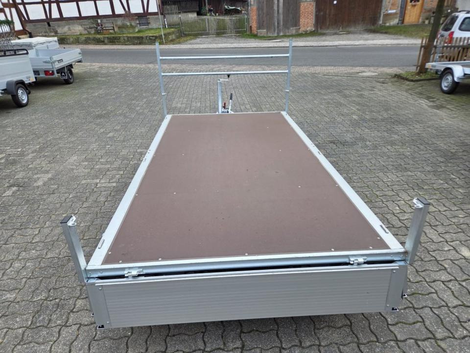 栏板式/ 平板拖车 Böckmann 3016/27 F PKW-Anhänger Hochlader 2,7 to Top Ausstattung：图9