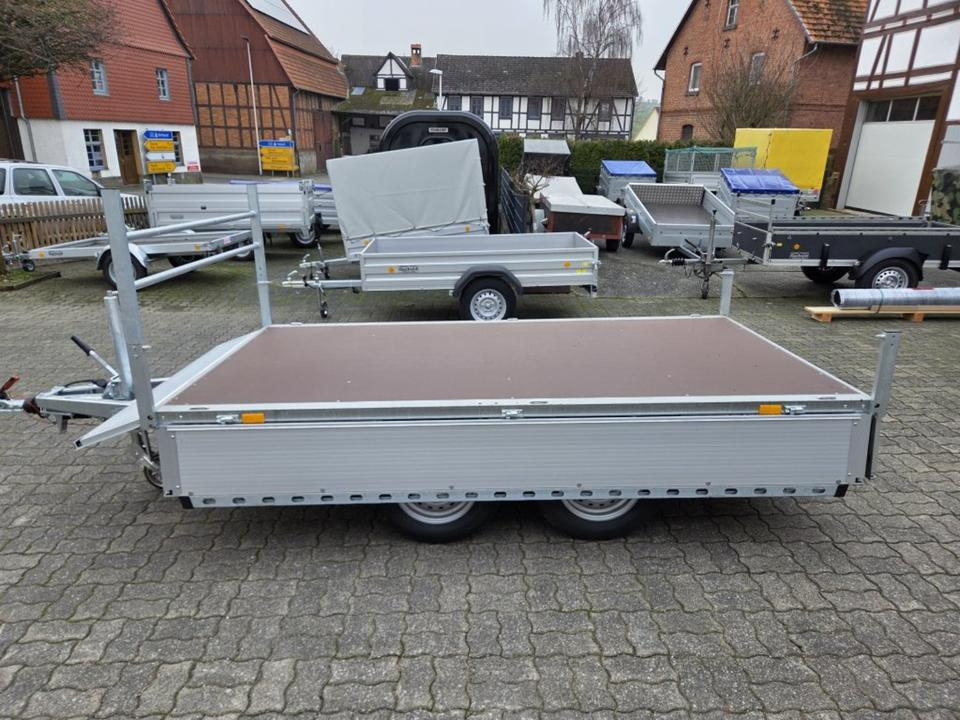 栏板式/ 平板拖车 Böckmann 3016/27 F PKW-Anhänger Hochlader 2,7 to Top Ausstattung：图7