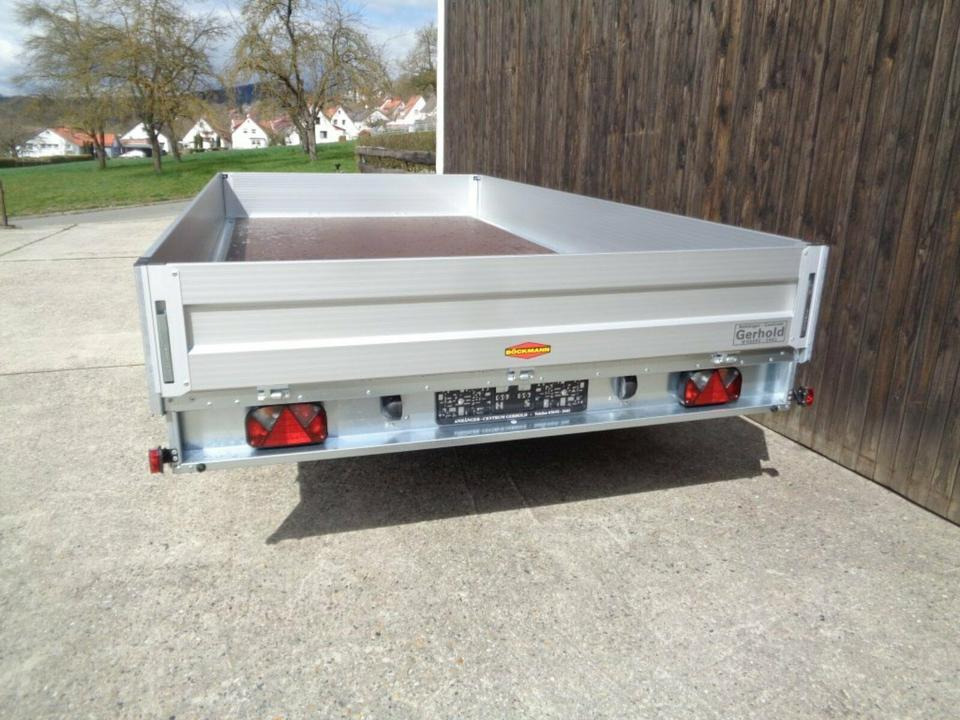 Böckmann HL-AL 4121/35 ECO PKW-Anhänger, 3,5 to.Hochlader, neu, - 栏板式/ 平板拖车:图3 Böckmann HL-AL 4121/35 ECO PKW-Anhänger, 3,5 to.Hochlader, neu, - 栏板式/ 平板拖车:图3