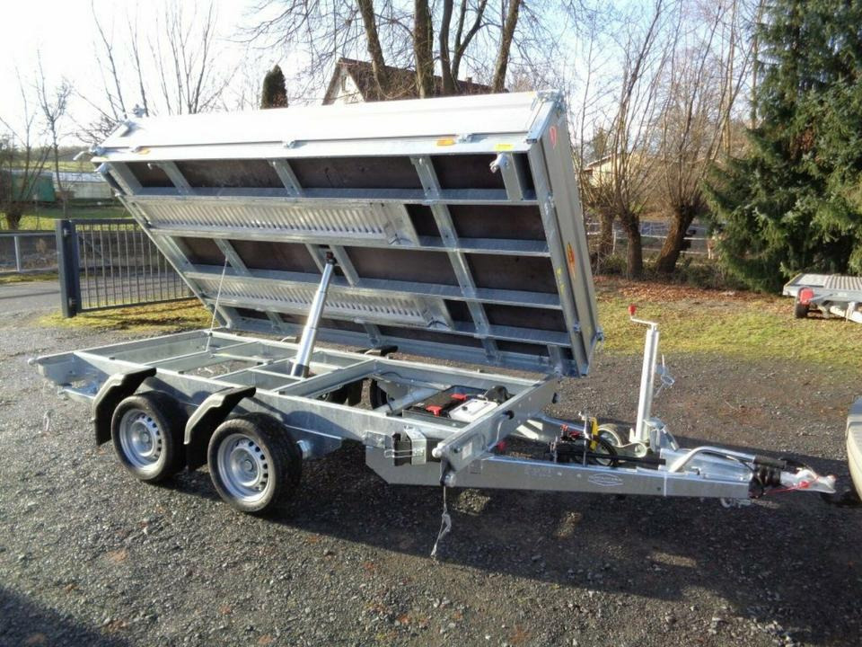 Böckmann PKW-Anhänger, Elektro-Dreiseitenkipper, 3,0 to. Auffahr - 翻斗拖车:图5 Böckmann PKW-Anhänger, Elektro-Dreiseitenkipper, 3,0 to. Auffahr - 翻斗拖车:图5