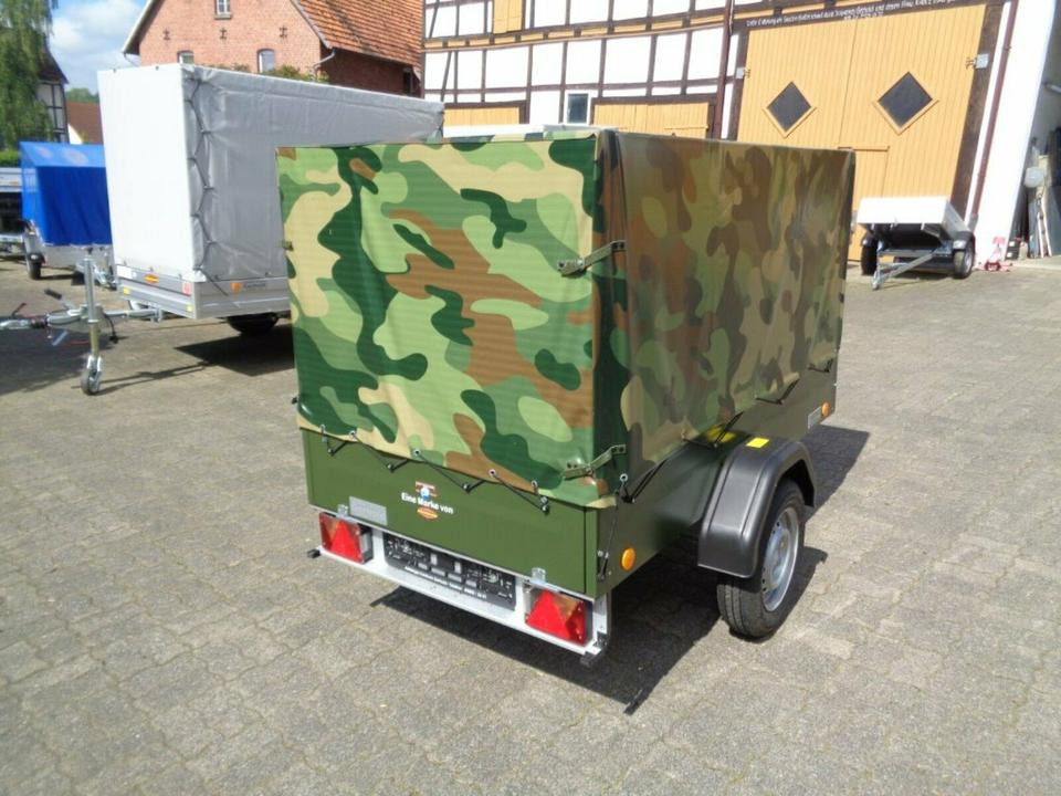 TPV PKW-Anhänger Plane und Spriegel 750 kg, Camouflage - 汽车拖车:图4 TPV PKW-Anhänger Plane und Spriegel 750 kg, Camouflage - 汽车拖车:图4