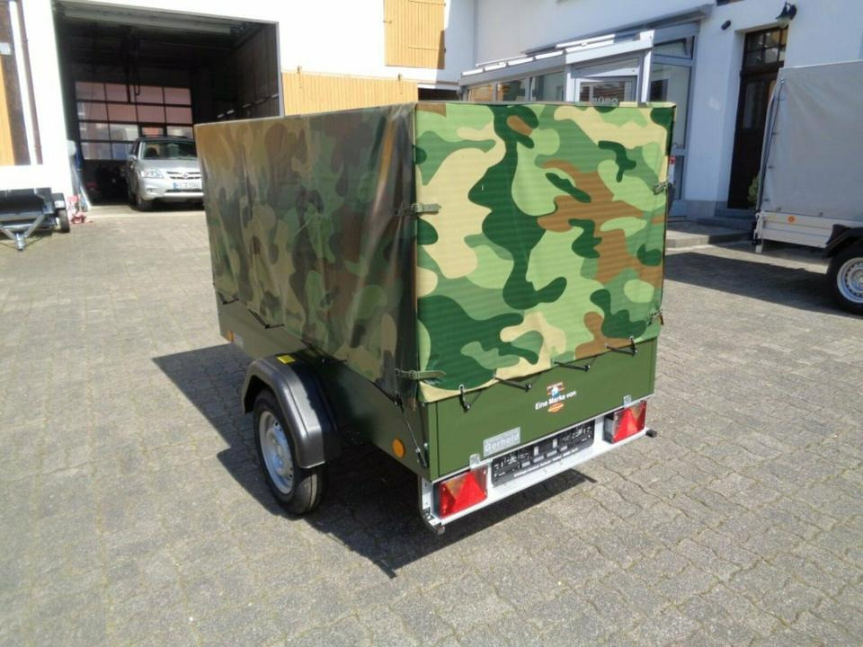 TPV PKW-Anhänger Plane und Spriegel 750 kg, Camouflage - 汽车拖车:图5 TPV PKW-Anhänger Plane und Spriegel 750 kg, Camouflage - 汽车拖车:图5