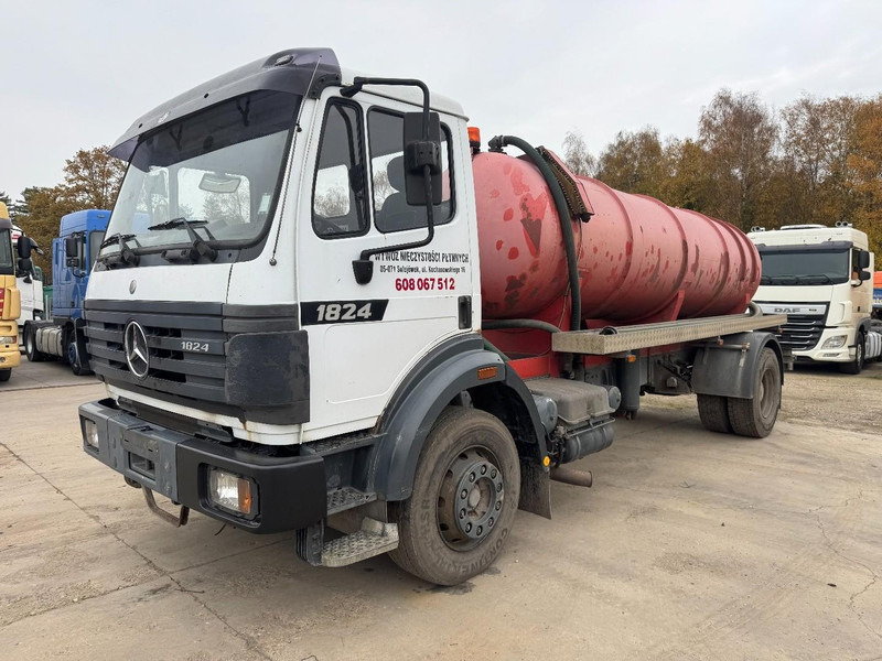 Mercedes-Benz SK 1824 (10.000 L / GRAND PONT / LAMES / V6 MOTEUR / PARFAIT ETAT) - 真空车:图1 Mercedes-Benz SK 1824 (10.000 L / GRAND PONT / LAMES / V6 MOTEUR / PARFAIT ETAT) - 真空车:图1