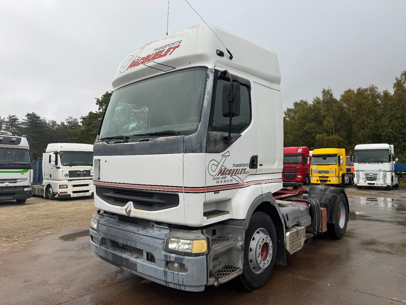 Renault Premium 385 (GRAND PONT / POMPE MANUELLE / PTO / HYDRAULIQUE POUR BENNE) - 牵引车:图1 Renault Premium 385 (GRAND PONT / POMPE MANUELLE / PTO / HYDRAULIQUE POUR BENNE) - 牵引车:图1