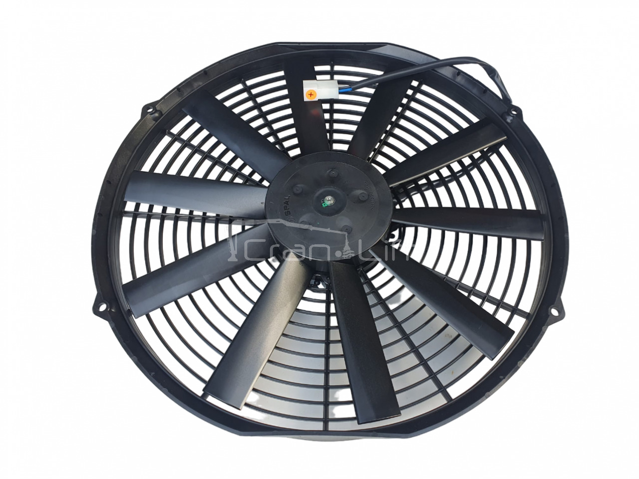 Wentylator chłodnicy oleju hydraulicznego SPAL 24V / 380mm - 油冷却器 适用于 装载起重机:图2 Wentylator chłodnicy oleju hydraulicznego SPAL 24V / 380mm - 油冷却器 适用于 装载起重机:图2