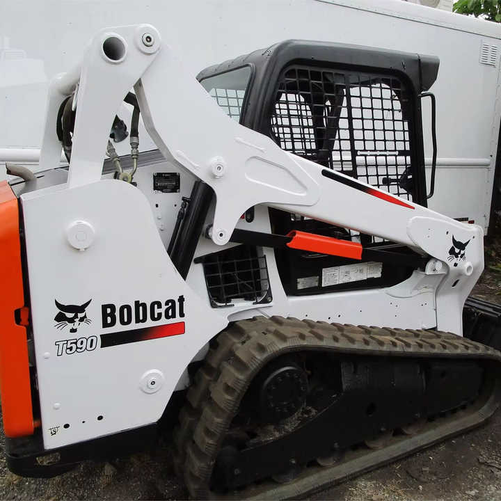 滑移装载机 Used Bobcat T590 Used Skid Steer Loader Used Bobcat Skid Steer Loader T590 with Good Condition for Sale：图1