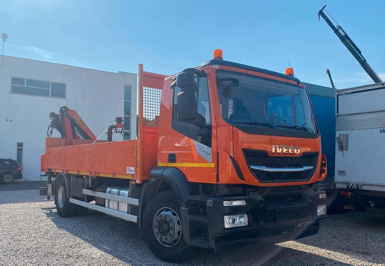 IVECO STRALIS 310 2018 CASSONE FISSO E GRU PALFING - 栏板式/ 平板卡车, 起重车:图1 IVECO STRALIS 310 2018 CASSONE FISSO E GRU PALFING - 栏板式/ 平板卡车, 起重车:图1