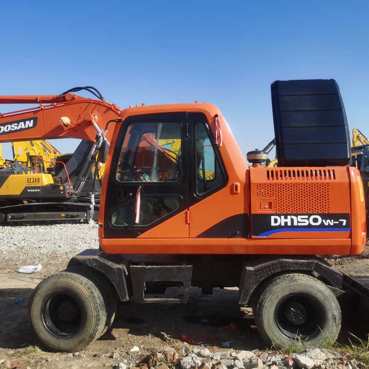 Used Digger Doosan Dh150w-7 Construction Machinery Construction Digger Used Doosan Dh150w-7 Cheap Excavator - 轮式挖掘机:图1 Used Digger Doosan Dh150w-7 Construction Machinery Construction Digger Used Doosan Dh150w-7 Cheap Excavator - 轮式挖掘机:图1