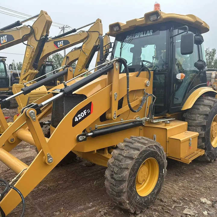 Used Wheel Loader CAT420F Caterpillar 420F Mini Construction Machinery Mini Wheel Skid Steer Loader in Stock - 反铲装载机:图1 Used Wheel Loader CAT420F Caterpillar 420F Mini Construction Machinery Mini Wheel Skid Steer Loader in Stock - 反铲装载机:图1