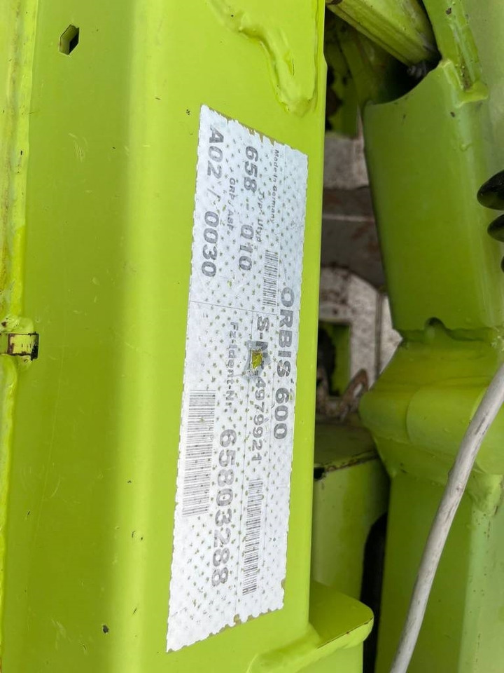 Claas Orbis 600 - 干草和饲料设备:图4 Claas Orbis 600 - 干草和饲料设备:图4