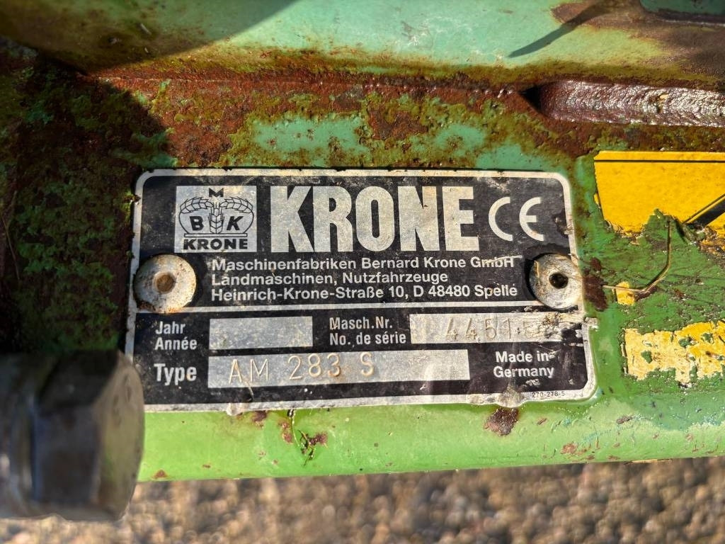 Krone AM 283 S - 割草机:图4 Krone AM 283 S - 割草机:图4