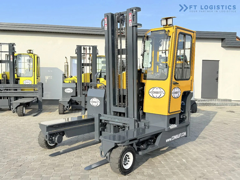 四向前移式叉车 Combilift Combilift FOUR-WAY MULTIDIRECTIONAL FORKLIFT C4000 / GAS / DUPLEX 4500MM / ONLY 6604 HOURS / SIDE SHIFT / FULL CABIN / PERFECT C:图1