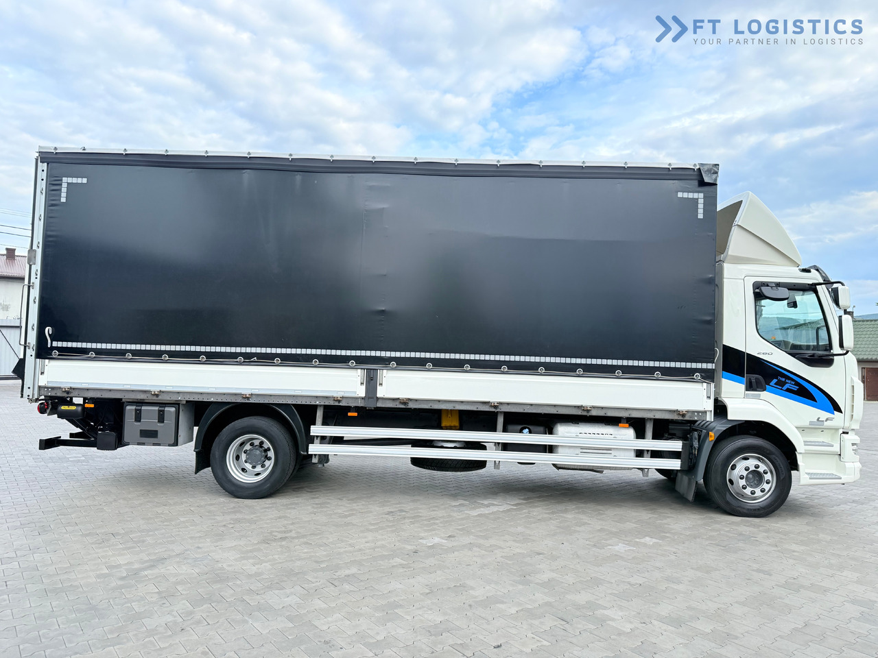 侧帘卡车 DAF LF 260 FA / AUTOMATIC / 9,255 kg PAYLOAD / 4x2 / 18 PALLETS / TAIL LIFT / SIDE BOARDS / EXCELLENT CONDITION!：图10